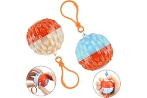 OYEFTP 2 Pcs Fidget Pad Fidget Toy Game, Handheld Fidget Controller for Spinners, Fidget Clicker Keychain for ADHD Autism Anxiety Stress Relief, Textured Sensory Toy for Valentines Day, Classroom Prize Gifts