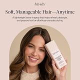 Kitsch Argan Milk Leave In Conditioner 186ml Detangler for All Hair Types view 9