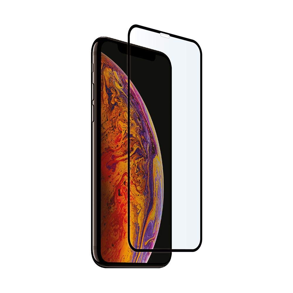 aiino - RockGlass Full Screen Protective Film For iPhone 11 Pro Max/XS Max in Tempered Glass with RockApplicator, Black