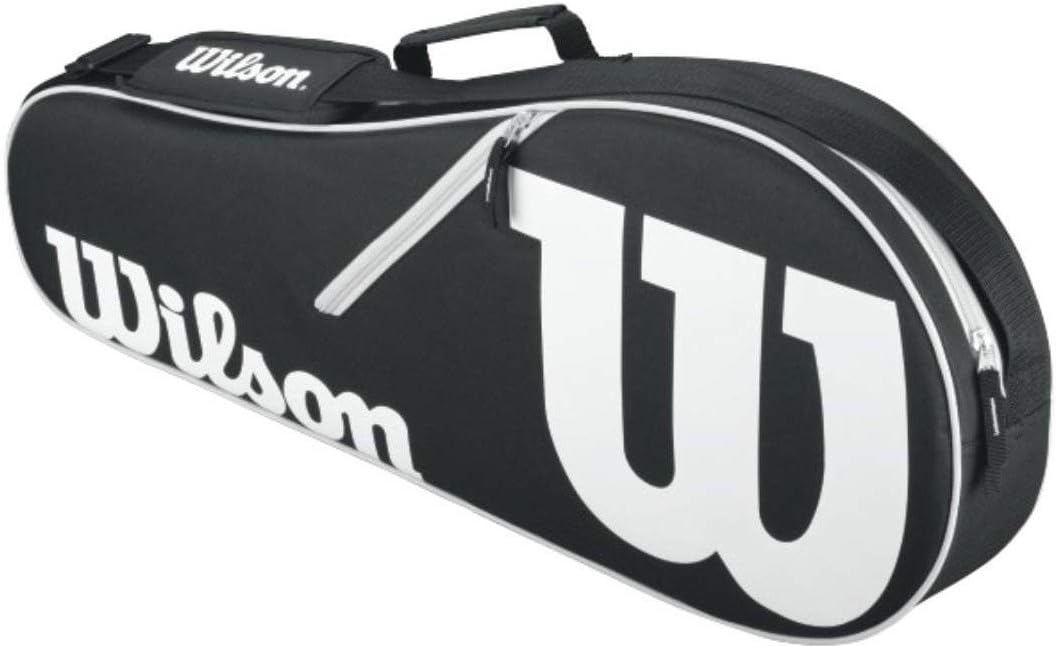 Wilson Federer Pro Staff Precision XL 110 Pre-Strung Oversized/Extended Tennis Racquet Set or Kit Bundled with a Black/White Advantage 2-Pack Tennis Racket Bag and a Can of Tennis Balls : Sports & Outdoors