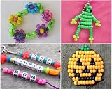 rom 100 Unicorn Mix 9x6mm Pony Beads Craft Jewellery Bulk view 8