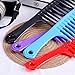 TecUnite 4 Pieces 9 1/2 Inches Anti-static Large Tooth Detangle Comb, Wide Tooth Hair Comb Salon Shampoo Comb for Long Hair and Curly Hair (Multi Color 2)