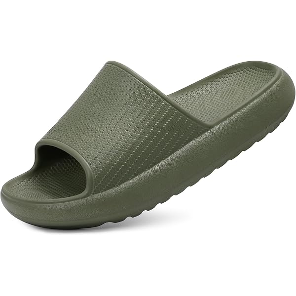 DEER STAGS Mens Green Molded Footbed Ward Toe Slip On Slide Sandals Shoes 41 Deer Stags | Shoes | Deer Stags Mens Green Molded Footbed  main image 4