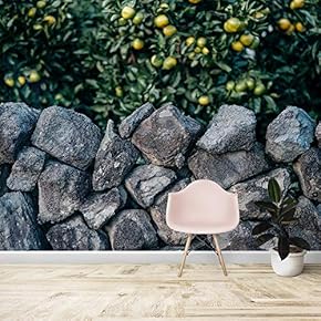 Wall Mural Realistic Rock Background Removable Self-Adhesive Large Wallpaper - 66x96 inches