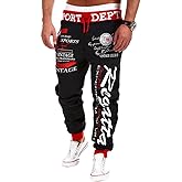 COTTORY Men's Hiphop Dance Jogger Sweatpants Trousers