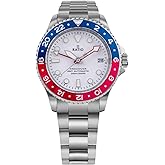 RATIO FreeDiver Dive Watch Sapphire Crystal GMT Rotating Bezel Automatic Diver Watch 200M Water Resistant Diving Watch for Men