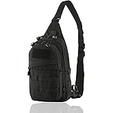 M-Tac Shoulder Bag Tactical Sling Bag for Men Small Back Pack- Crossbody Suitable as a Chest Pack Sling Mini Backpack