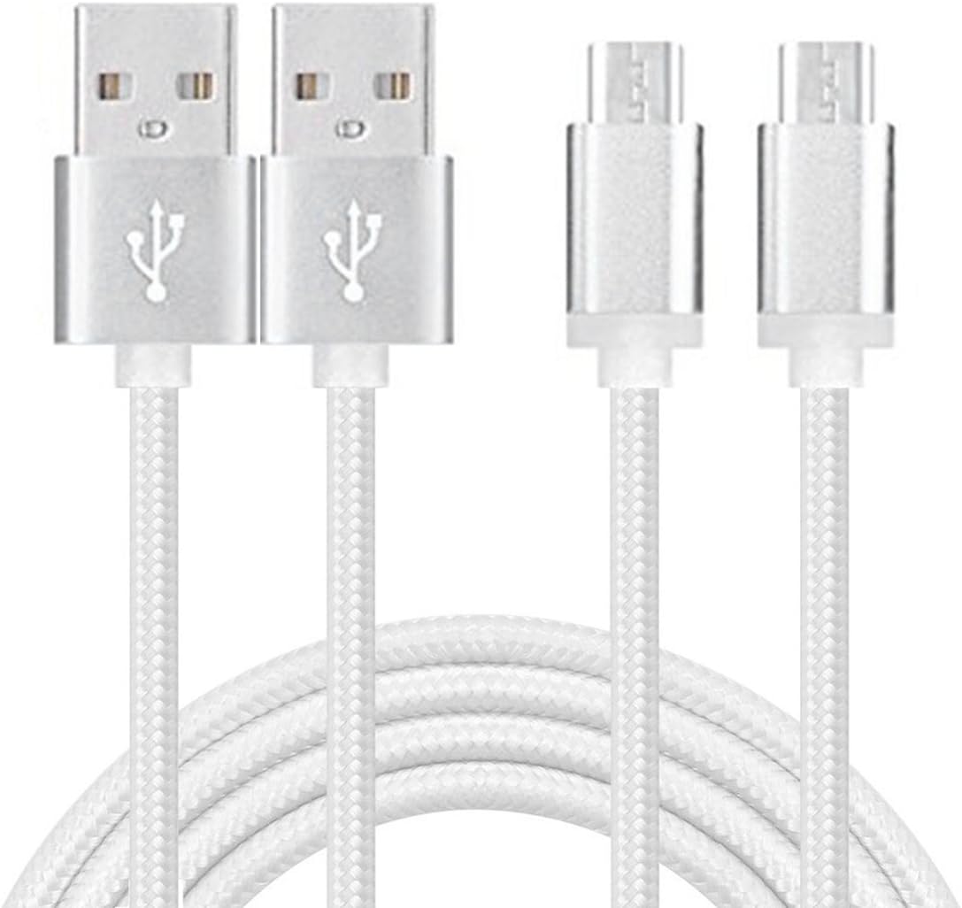 Kids Tablet Charger Cords 10ft, 2pack Android Fast Charging Cable Comaptible with Amazon Kindle Fire HD 7 8 10(1-8th Gen),Micro Type Samsung Tab A E S, Graphics Drawing Tablet and Ring Video Doorbell