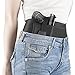 Gun Holster Belly Band Holster Concealed Carry Gun Holster with Magazine Pocket/Pouch Fits Pistols Revolvers for Women Men (Black)