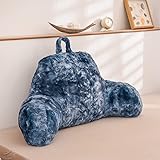 Holawakaka Standard Faux Fur Bed Rest Pillow with