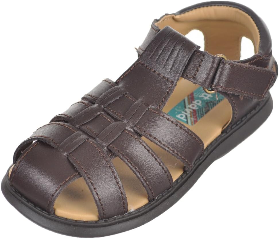 Scott David Sailor Toddler Boys Brown Sports Sandals Shoes (10 M)