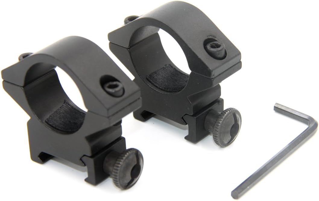JINSE 1inch Scope Rings Gun Scope Mounts for Picatinny Rail