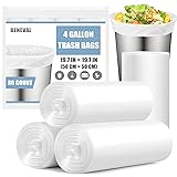 Small Trash Bags 4 Gallon - Unscented 4 Gal