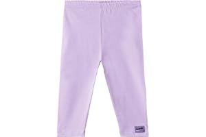 Kidddio Soft Baby and Toddler Girls Capri Leggings for Newborn to 5t- Cotton Baby Leggings are Comfortable Stretch Pants