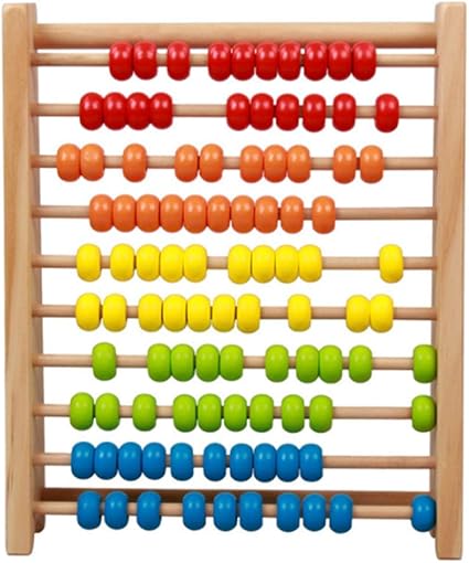 YWT Classic Wooden Rainbow Counter 