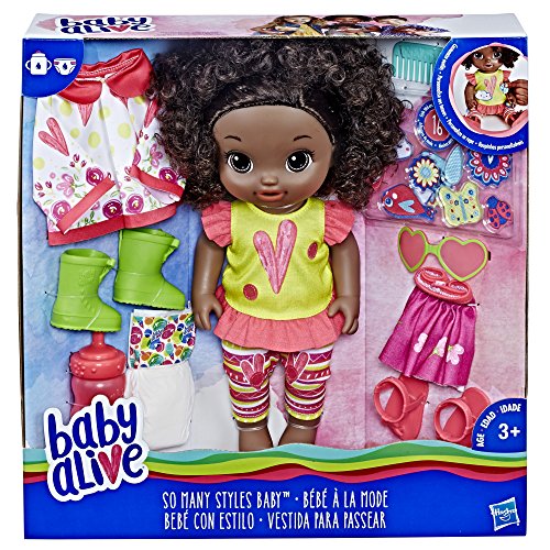Baby Alive So Many Styles Baby African American Doll