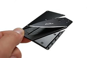 Gifts for Dad Under 10 Dollars (Single Pack) Stainless Steel Cover Handle Folding Credit Card Knife fits Perfect in Your Wallet