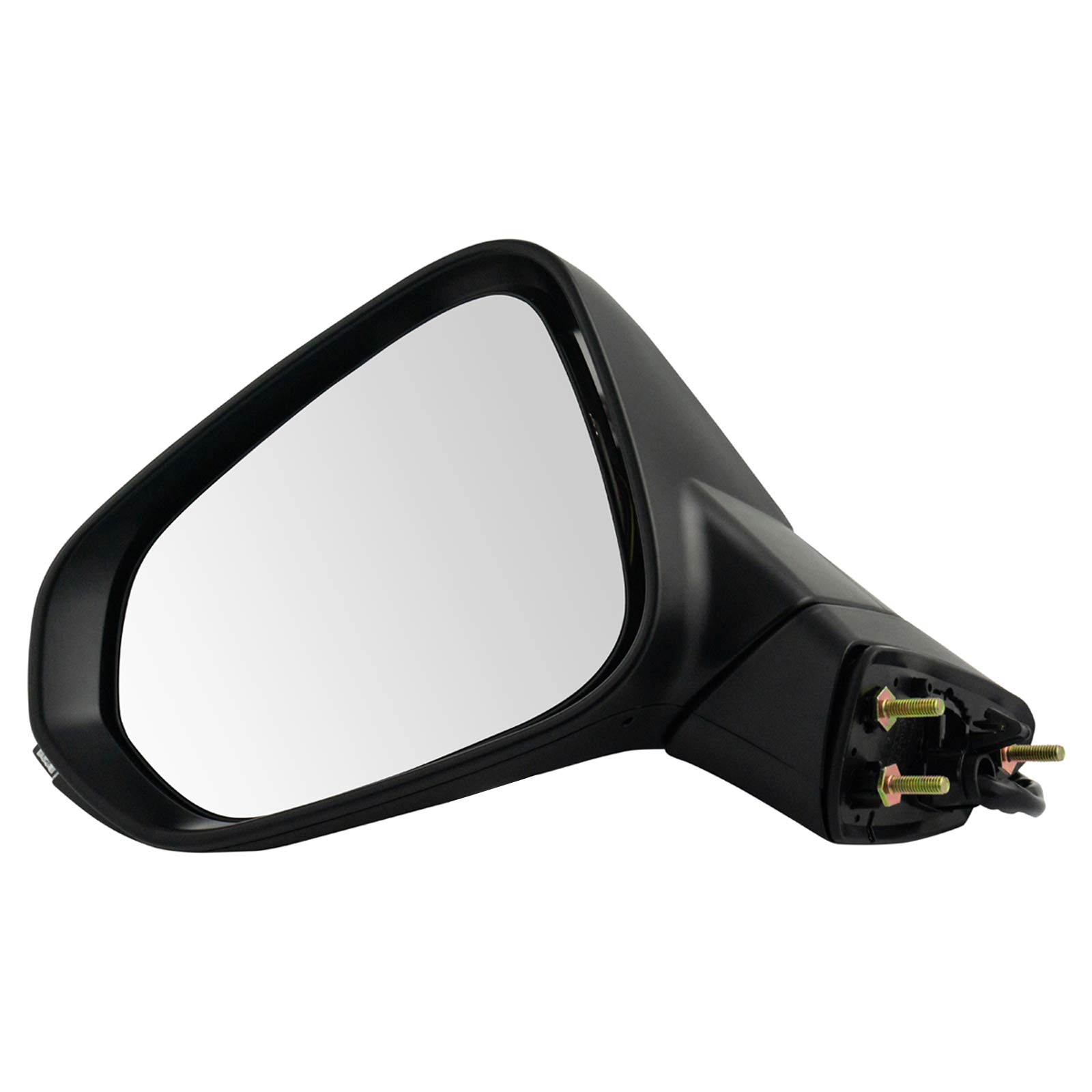 TRQ Driver Side Mirror Power Heated Memory Paint to Match Manual Folding Compatible with 2015-2017 Lexus NX200t, 2015-2017 NX300h LX1320157 Image