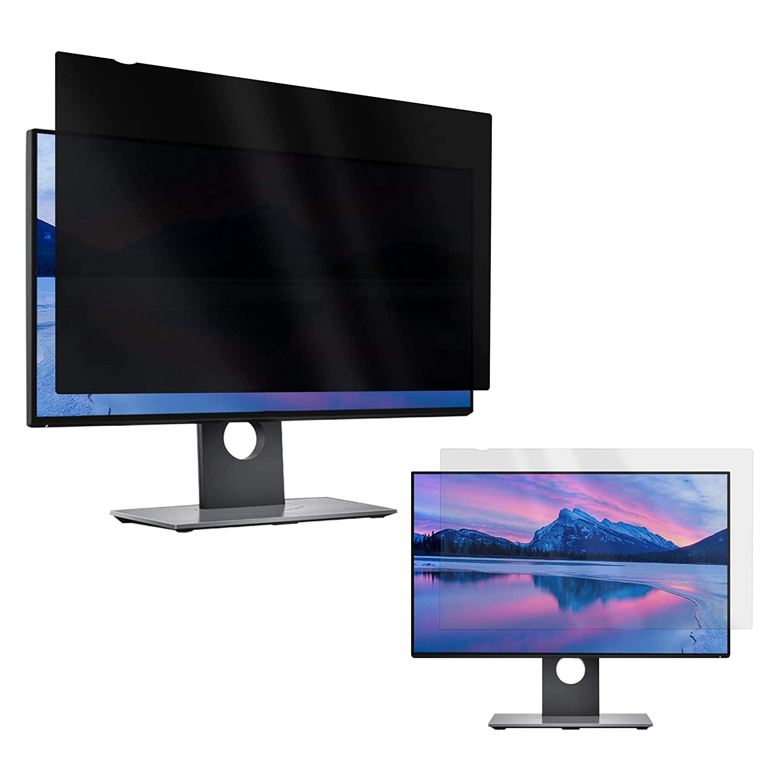 23.8Inch Computer Privacy Screen Filter, Anti-Glare Protector, Anti Blue Light, Anti-Scratch, Eye Protection Filter Film, for Widescreen Monitors, 16:9.