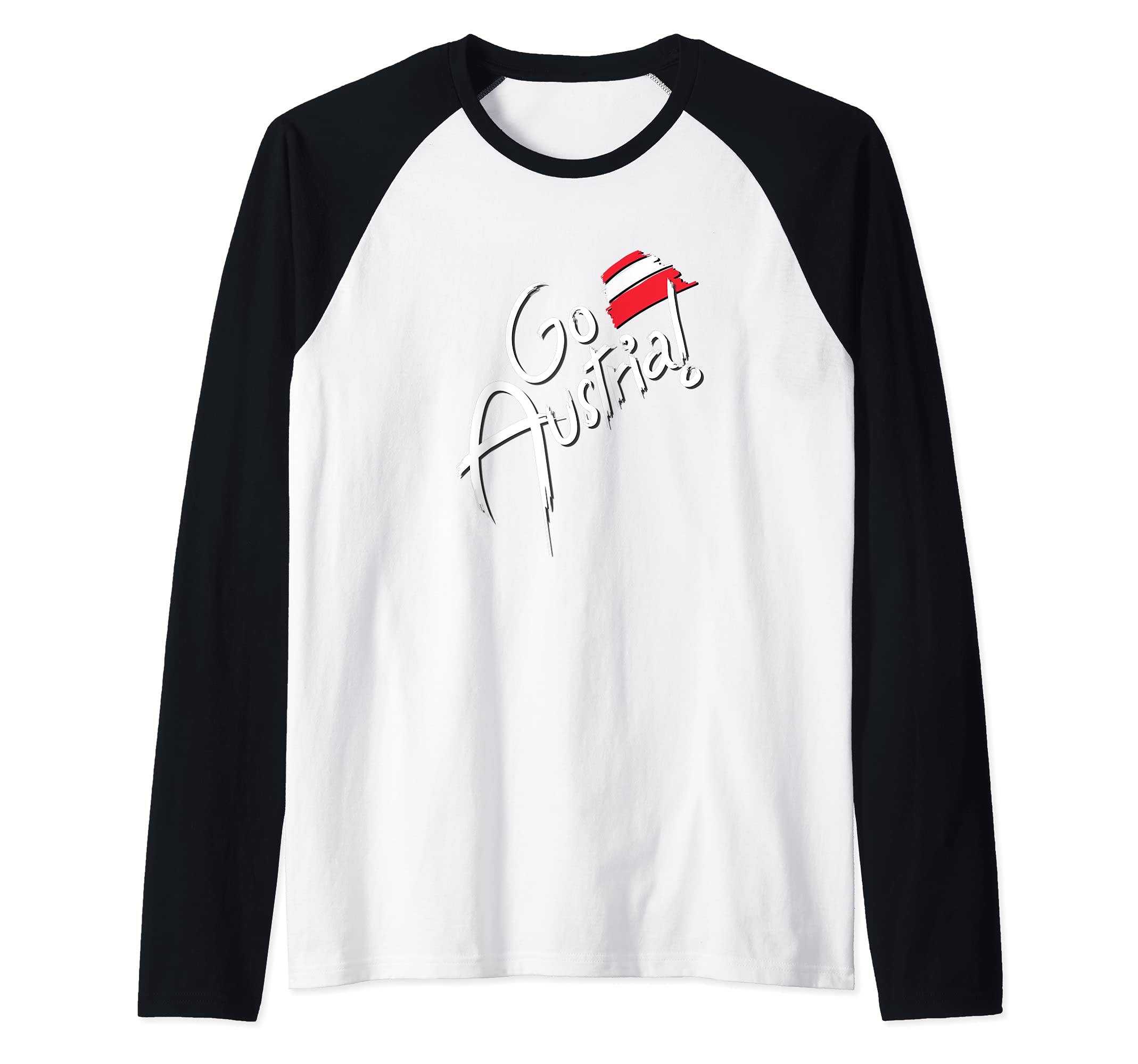Flag Austria Raglan Baseball Tee