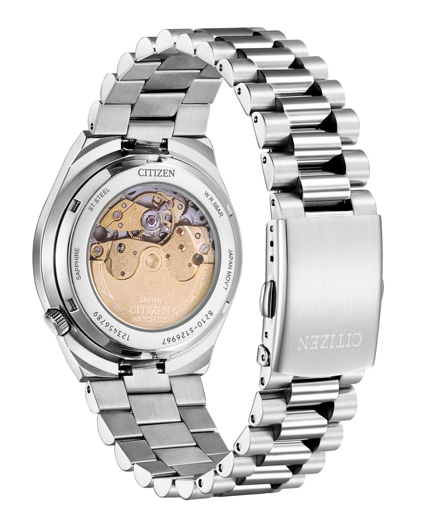 CITIZEN Tsuyosa Mechanical Sapphire Glass Cami Blue Watch NJ0151-88L, Blue, Bracelet, blue, Bracelet
