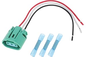 A ABSOPRO Alternator Repair Plug Harness Connector W/Sleevs for Subaru Impreza 1999-2014 Alternator Wiring Harness for Subaru
