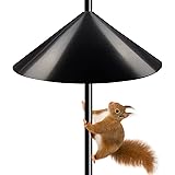 JISON21 New Squirrel Baffle, Wrap Around Bird House Squirrel Guard Baffle Protect Outside Hang Bird Feeders and Pole Mount fr