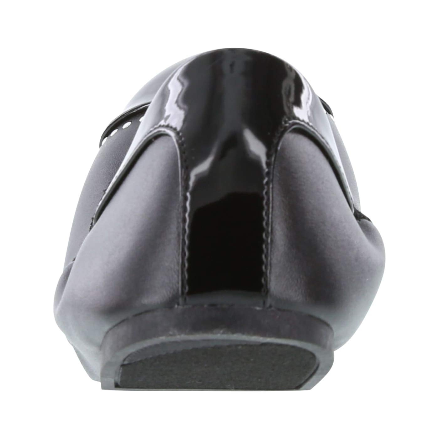 dexflex Comfort Black Studded Women's Claire Scrunch Flat 6.5 Wide - Image 4