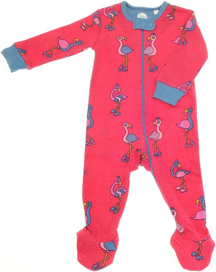 Ziggle Suit Baby Girl Sleepsuit Romper Onesie Bodysuit with Zip