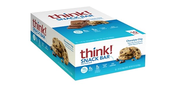 THINK! PROTEIN BARS WITH CHICORY ROOT FOR FIBER,...