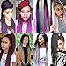Crochet Hair for Black Women 24 Inch Long Senegalese Twists Crochet Hair Pre Looped Three Color Ombre Braiding Hair Extensions 6 Packs Natural Bohemian Braids Hair Styles (Black/Purple/Silver Gray)