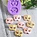 KALAIEN Venetian Ma Cake Silicone Mold for Cake Decorating Fondant Jelly Candy Chocolate Mold