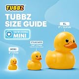 TUBBZ Jurassic Park Velociraptor Rubber Duck Mini Collectible Toy view 4