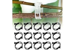 PUSKIU Garden Plant Clips, 2024 Secured Plastic Plant Clip Garden Clips for Climbing Plants Portable Plant Support Clips Plastic Trellis Clips Plant Support Clips Tomato Grape Vine Plant Clips