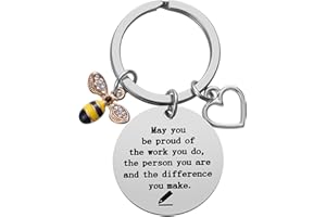 iJuqi Teacher Appreciation Gifts - Teacher Gifts for Women Teacher Keychain Christmas Valentine's Day Gifts for Teacher