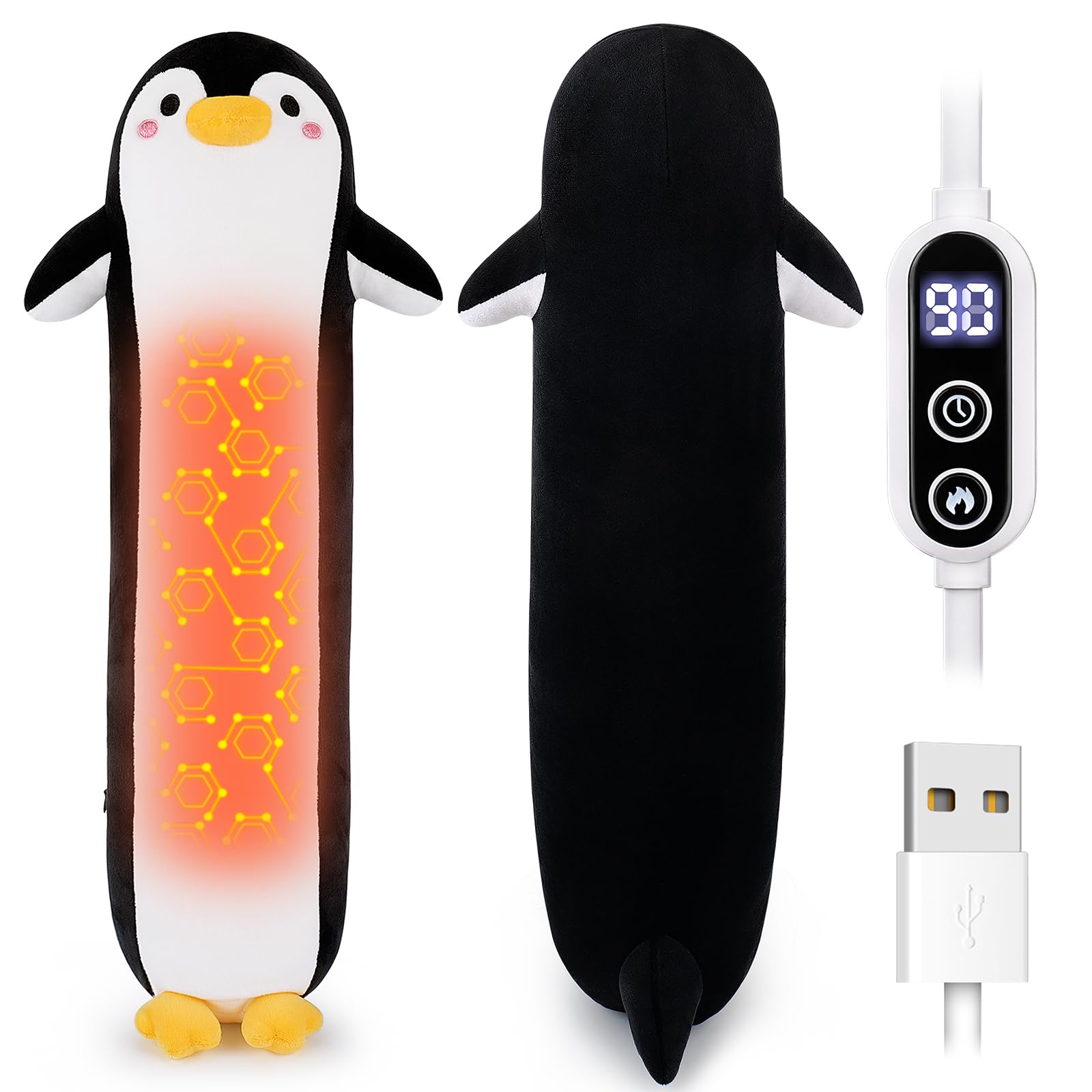 Photo 1 of *MISSING PARTS - See Clerk Notes*
Sprinqdawin Penguin Heating Pad-USB Heated Plush Stuffed Animals for Period Cramps and Menstrual Pain Relief,20” Portable Electric Heating Pad,Built-Pocket Plushies for Women Girls Birthday Gifts