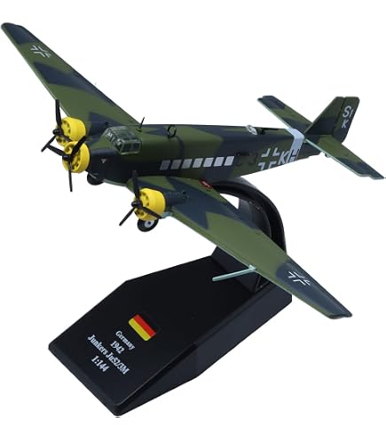 Réplique Bombardier Heinkel He 111 1/144 – Avion Militaire WWII – Collection OPO 10
