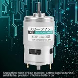 Vikye XD-775 Electric Motor 12V 24V High Torque Speed Low Noise Double Ball view 5