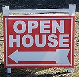 Open House Signs 4-Pack Kit RED