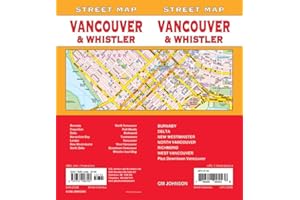 Vancouver / Whistler British Columbia Street Map