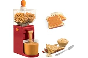 Electric Peanut Butter Maker, Nut Grinder Grain Grinder Processing Machine for Coffee Corn Peanut Cashew Hazelnut Grain Mill