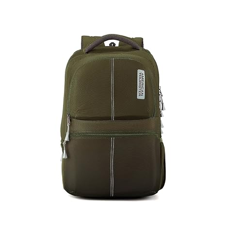 american tourister olive green backpack