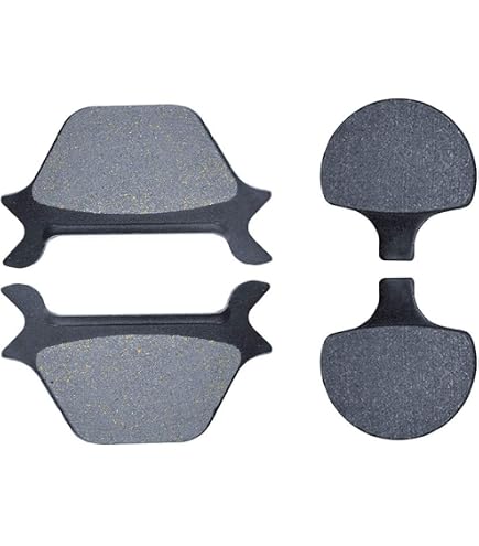Foreverun Motor Rear Brake Pads For Harley-Davidson Sportster, Dyna, Softail (1988-1999)