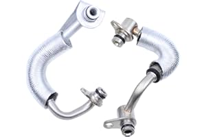 Roneeson 2Pcs Turbocharger Coolant Hose for BMW X3 X4 X5 X1 Z4 320i 228i 328i 428i 528i GT xDrive Gran Coupe