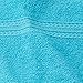 Superior Eco-Friendly Cotton 6-Piece Towel Set, Bathroom, Shower, Spa, Large and Small Assorted Towels for Home, Apartment, Dorm, 2 Bath, 2 Hand, 2 Face/Washcloth, Soft, Highly Absorbent, Turquoise