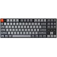 Keychron K8 Tenkeyless Wireless Mechanical Keyboard for Mac, RGB Backlight, Bluetooth, Multitasking, Type-C Wired Gaming Keyboard for Windows with Gateron G Pro Red Switch