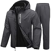 SWISSWELL Men Women Rain Suits Waterproof Lightweight Rain Gear Jacket and Pants for Golf, Hiking, Travel