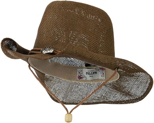 brown straw cowboy hat