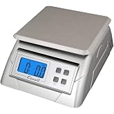 Escali Alimento 136DK Digital Kitchen Scale, Elite Food Measuring to The Gram with Removable Stainless Steel Platform and LCD Display, Baking and Cooking Made Simple