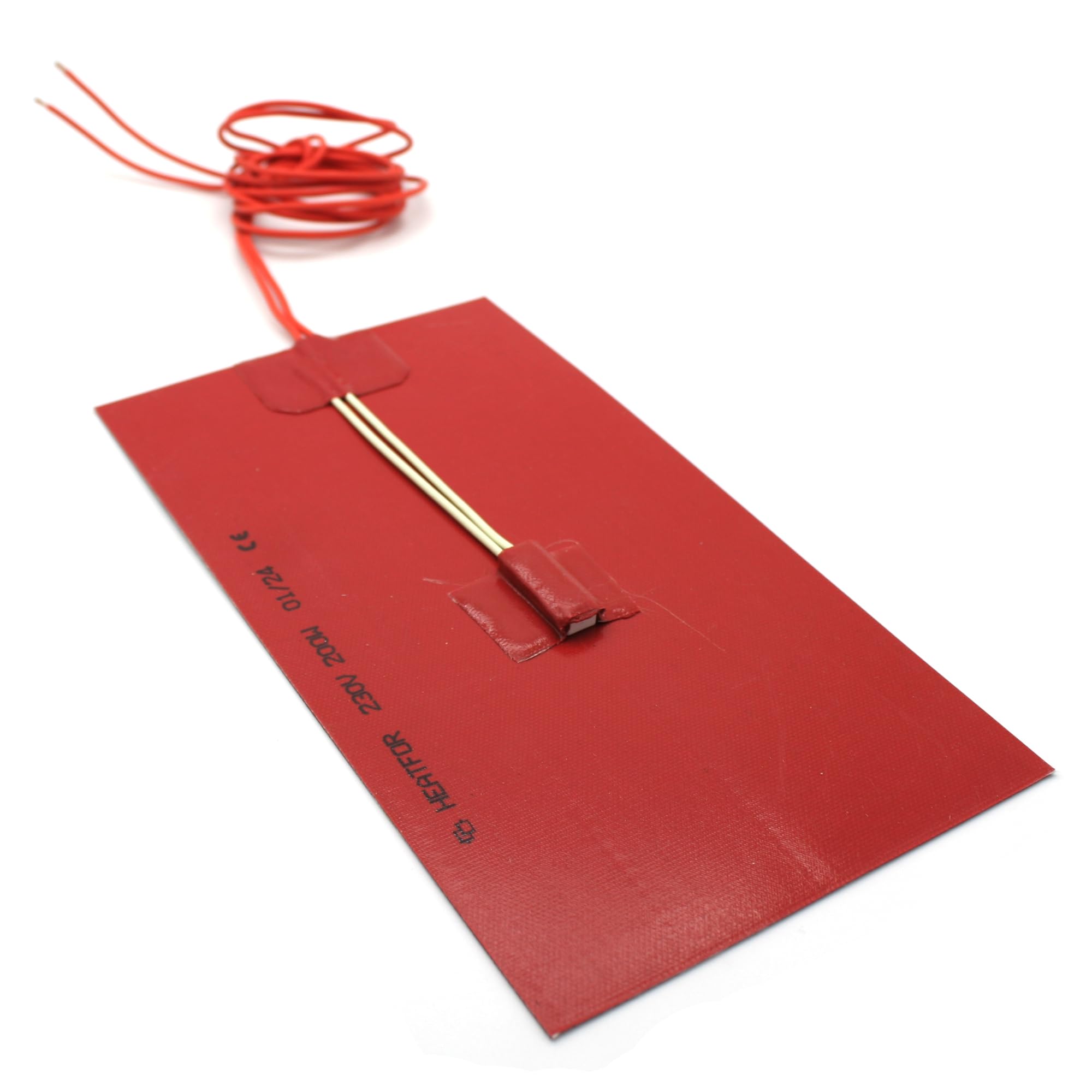 DOJA Barcelona | Silicone Heating Element | 200W | 116x210mm | Silicone Heating Pad | Silicone Bed | Silicone Heating Element for Industrial and Domestic Use